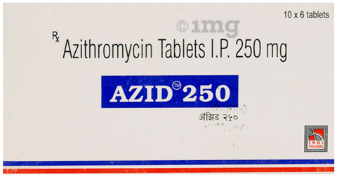 Azid 250mg Tablet image