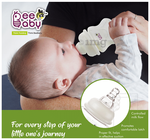 BeeBaby Comfort Slim Neck Baby Feeding Bottle with Slow Flow Anti