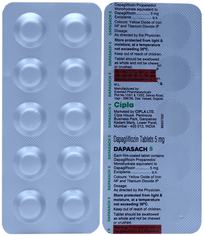 Dapasach 5mg Tablet image Dapasach 5mg Tablet image