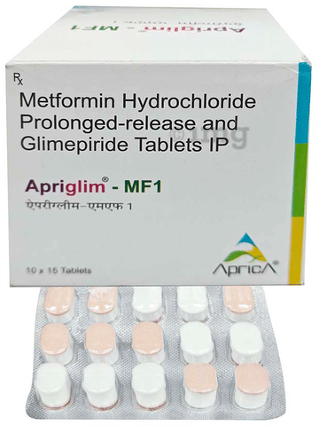 Apriglim-MF 1 Tablet PR image Apriglim-MF 1 Tablet PR image