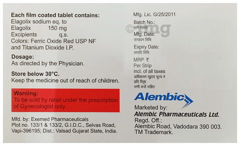 यूनिगोलिक्स 150mg टैबलेट image