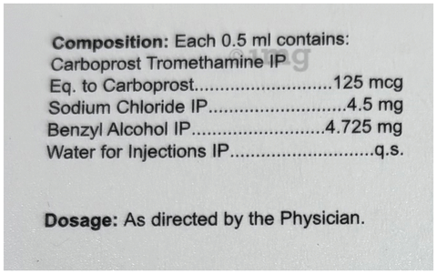 Gyprost 125 Injection image Gyprost 125 Injection image