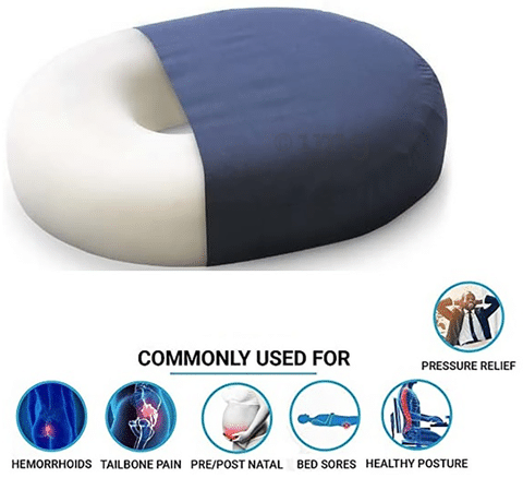 Buy SUPERFINE COMFORT Donut Seat Cushion for Piles , Fistula , Hemorrhoids  , Pregnancy Pain Relief Online at Best Prices in India - JioMart.