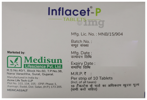 Inflacet-P Tablet image