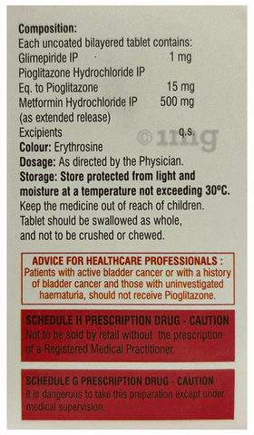 Triglimican 1 Tablet ER image