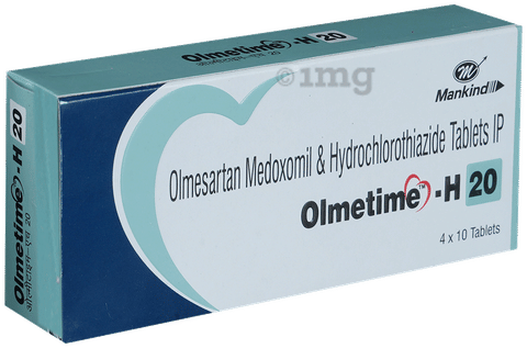Olmetime-H 20 Tablet image Olmetime-H 20 Tablet image