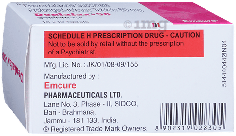 Denlafax 50 Tablet PR image