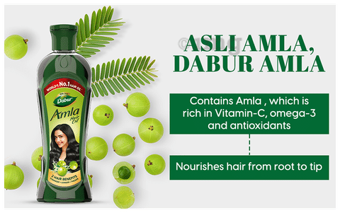 Dabur Amla Hair Oil 275ml  Grocery1