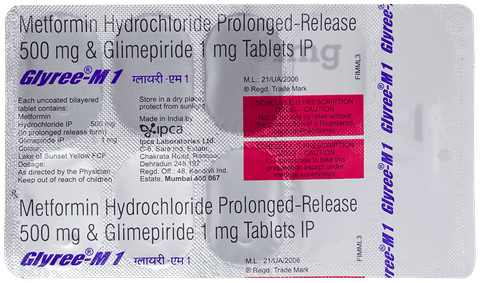Glyree-M 1 Tablet PR image