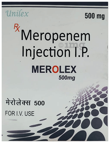 Merolex 500mg Injection image Merolex 500mg Injection image