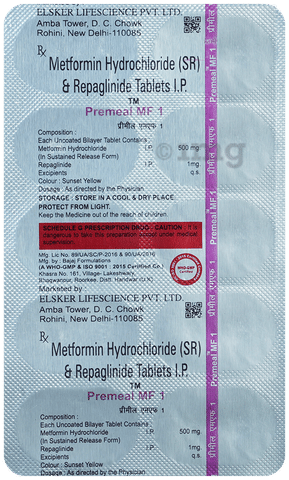 Premeal MF 1 Tablet SR image