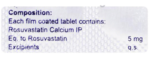 Rosuaid 5mg Tablet image Rosuaid 5mg Tablet image
