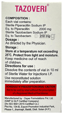 Tazoveri 2.25gm Injection