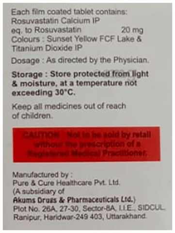 Rosycap 20 Tablet image