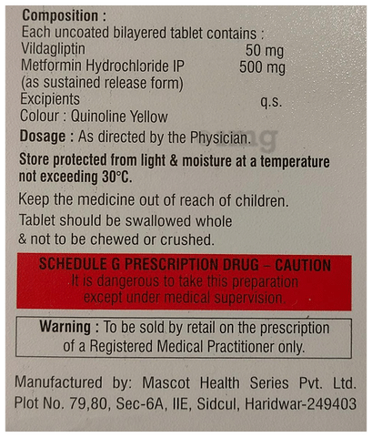 Vilaguard-M 500 Tablet SR