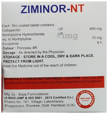 Ziminor-NT Tablet image