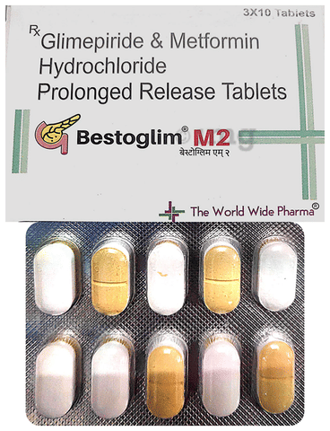 Bestoglim M 2 Tablet PR image Bestoglim M 2 Tablet PR image