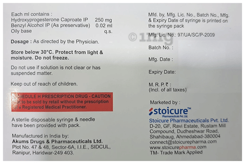 Hidroxy 250 Injection image