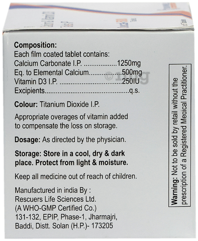 Duocal 500 Tablet image Duocal 500 Tablet image