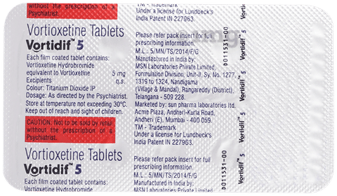 Vortidif 5mg Tablet image Vortidif 5mg Tablet image
