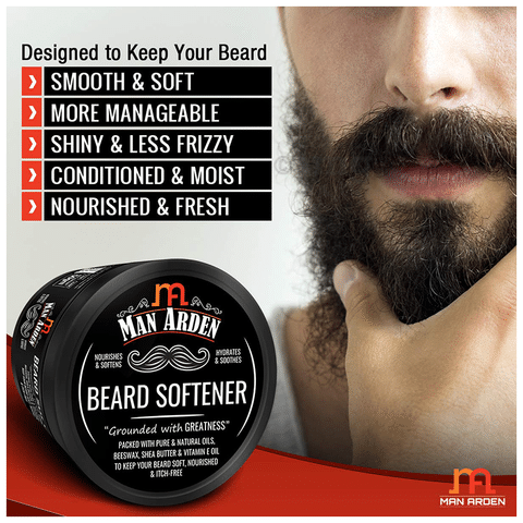 Man Arden Combo Pack of Beard Softener, Beard Wax, Beard Balm (50gm Each) &  Beard And Face Wash 100ml: Buy combo pack of 4 Packs at best price in India  | 1mg