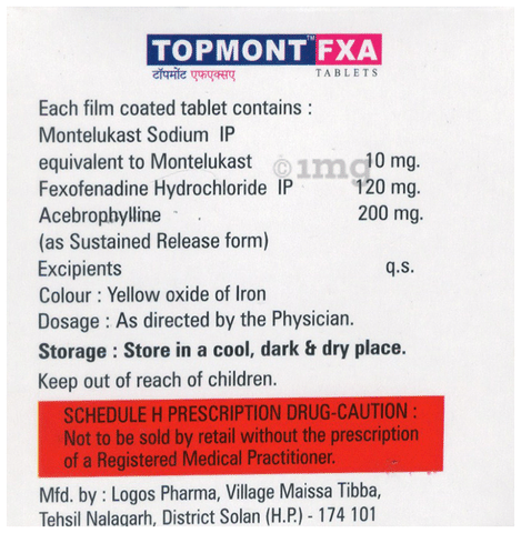 Topmont FXA Tablet SR