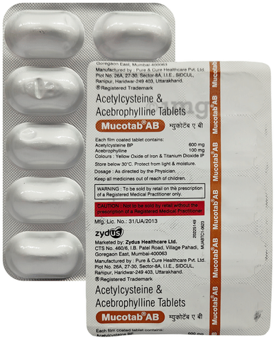 Mucotab AB Tablet image Mucotab AB Tablet image