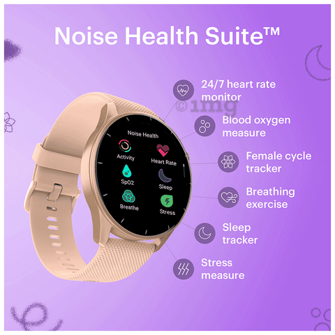 Noise pink smart sale watch