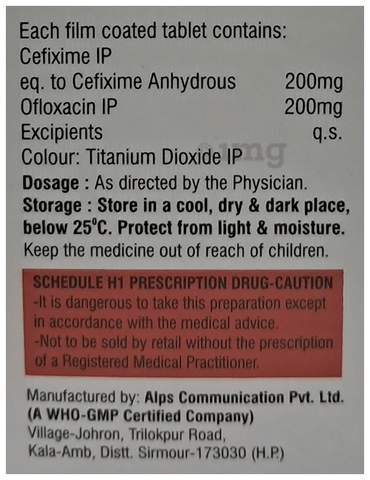 Ceprax-O Tablet image