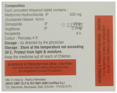 Glavin MV 2 Tablet SR