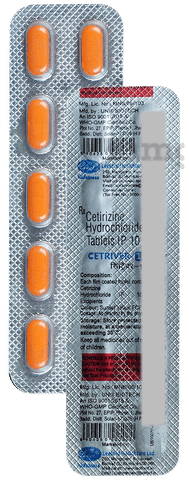 Cetriver 10mg Tablet image