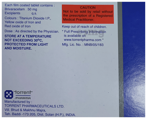 Britzilam 50 Tablet image Britzilam 50 Tablet image