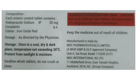 Inprazole 20 Tablet image Inprazole 20 Tablet image