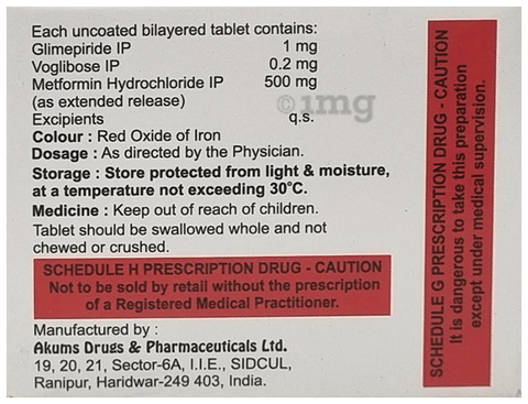 Switglim-MV 1mg/500mg/0.2mg Tablet ER