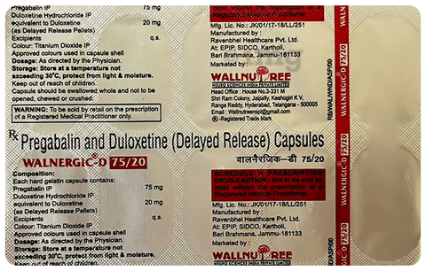 Walnergic-D 75/20 Capsule DR image Walnergic-D 75/20 Capsule DR image