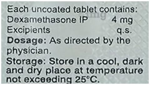Dexam 4mg Tablet image