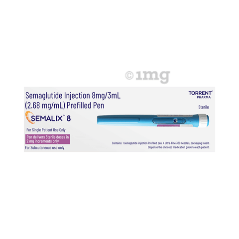 semaglutide 8mg/3ml Ozempic (Semaglutide) Buy SEMALIX 8 Prefilled Pen