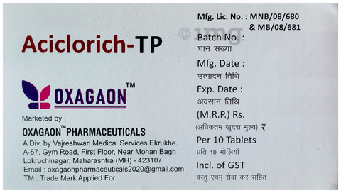 Aciclorich-TP Tablet image