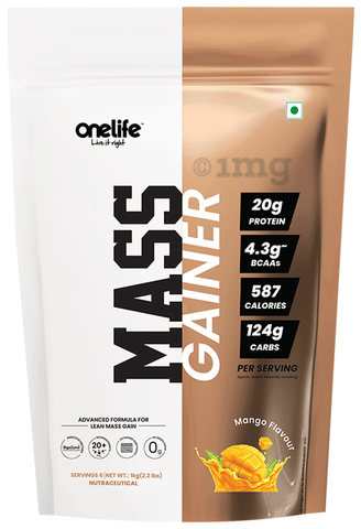 OneLife Mass Gainer Mango image OneLife Mass Gainer Mango image