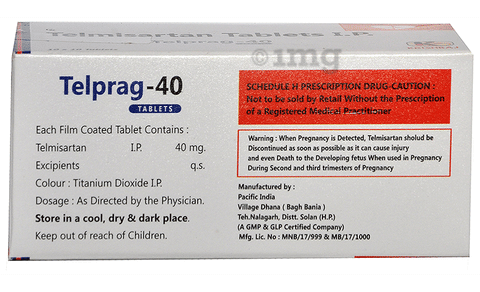 टेलप्रैग 40mg टैबलेट image टेलप्रैग 40mg टैबलेट image