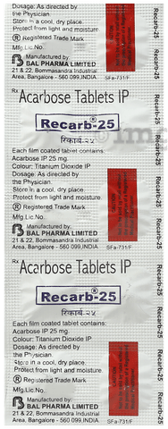 Recarb 25mg Tablet image Recarb 25mg Tablet image