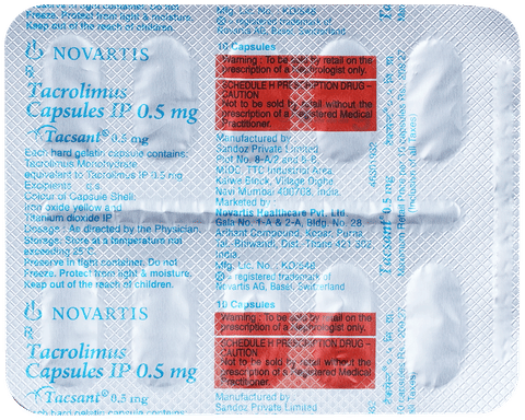 Tacsant 0.5mg Capsule image Tacsant 0.5mg Capsule image