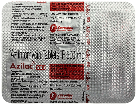 Azilac 500mg Tablet image