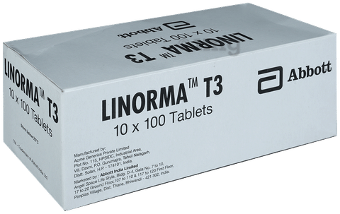 Linorma T3 20mcg Tablet image Linorma T3 20mcg Tablet image