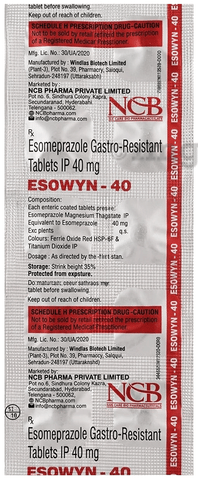 Esowyn 40 Tablet image Esowyn 40 Tablet image