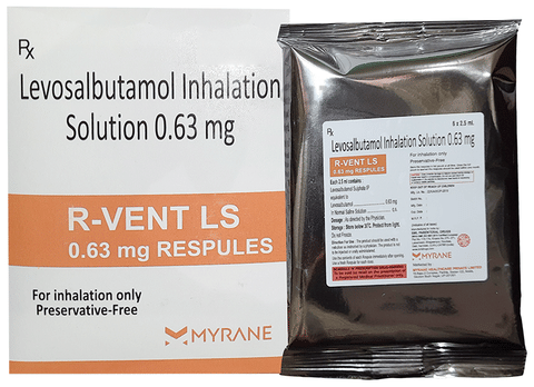 R-Vent LS 0.63mg Respules (2.5ml Each) image R-Vent LS 0.63mg Respules (2.5ml Each) image