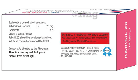 Rabisil 20 Tablet image Rabisil 20 Tablet image