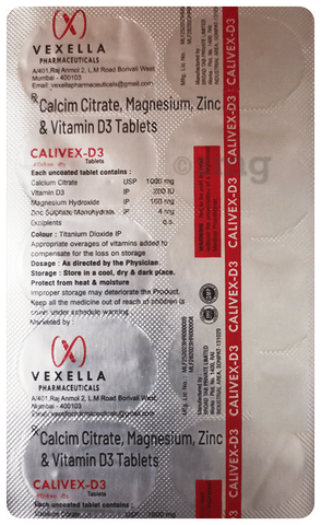 Calivex-D3 Tablet image