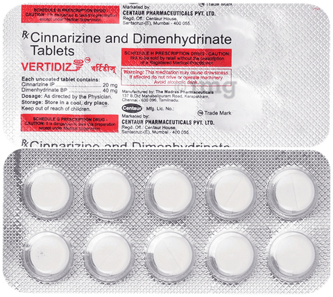 Vertidiz 20mg/40mg Tablet image Vertidiz 20mg/40mg Tablet image