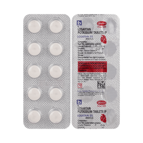 losatan 25mg tablet